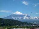 富士山今季初積雪